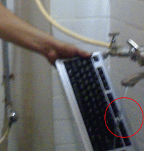 Washing Keyboard